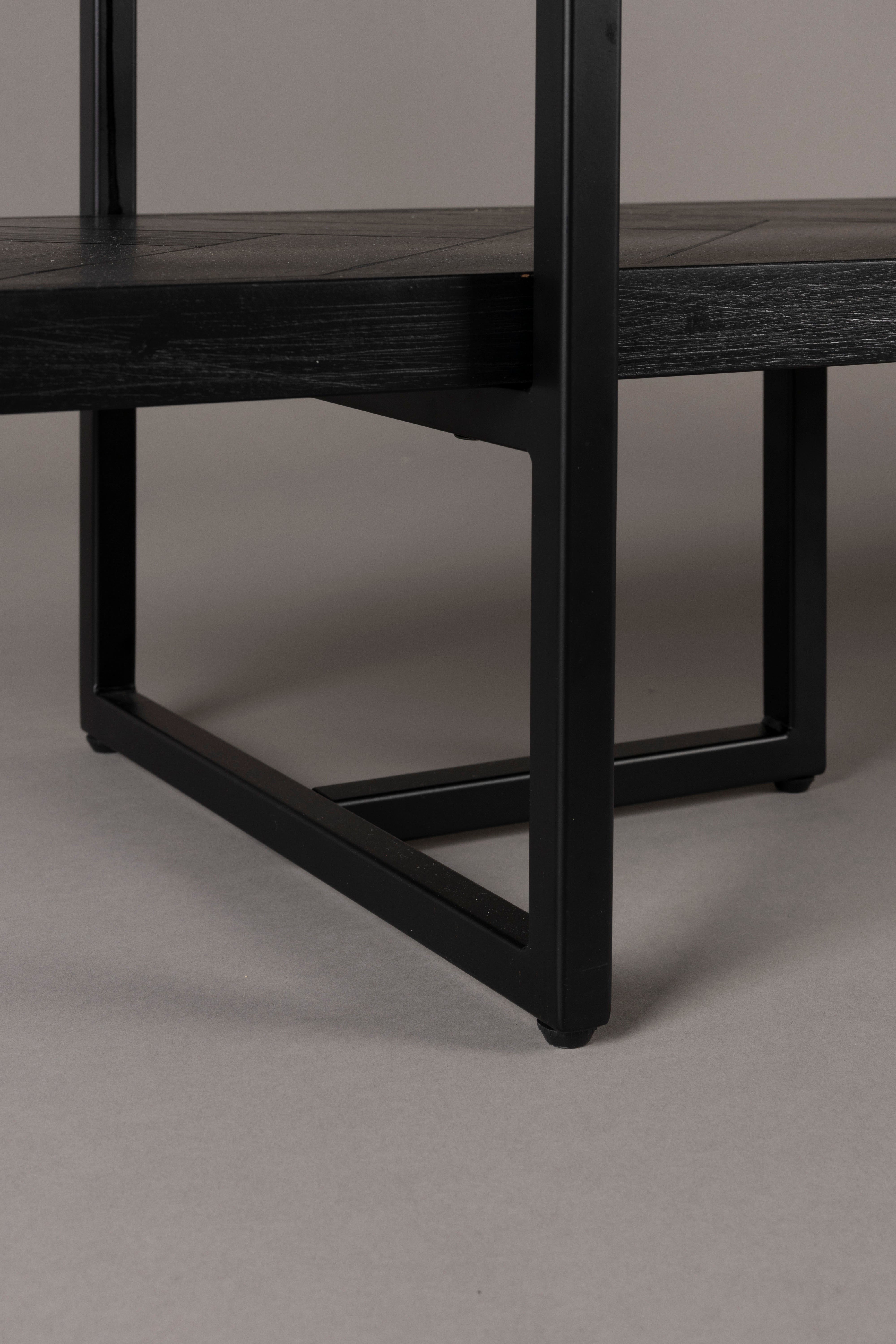 Dutchbone Class Herringbone Black Oak Wood Display Unit
